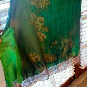 Vintage art nouveau style long dress